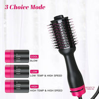 Hot Air One-Step Hair Dryer Negative Ion Anti-Frizz Blowout for Drying,Straightening, Curling and Volumizer (AU Plug) Kings Warehouse 