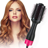 Hot Air One-Step Hair Dryer Negative Ion Anti-Frizz Blowout for Drying,Straightening, Curling and Volumizer (AU Plug) Kings Warehouse 