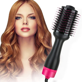 Hot Air One-Step Hair Dryer Negative Ion Anti-Frizz Blowout for Drying,Straightening, Curling and Volumizer (AU Plug) Kings Warehouse 