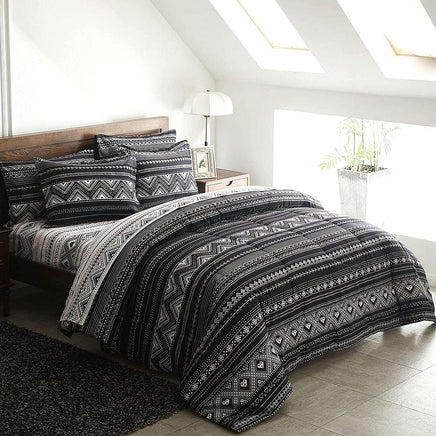 Hugo Reversible Super King Size Duvet Doona Quilt Cover Set Kings Warehouse 