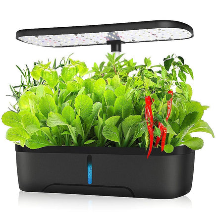 Hydroponics Growing System Indoor Germination Kit 12 Pods Home Gardening LED Kings Warehouse 