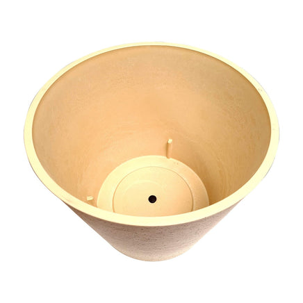 Imitation Stone (White / Cream) Pot 40cm New Arrivals Kings Warehouse 