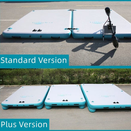 Inflatable Floating Fishing Dock Platform For Adults And Children - Plus Version Kings Warehouse 