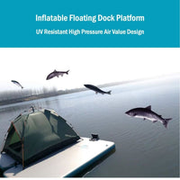 Inflatable Floating Fishing Dock Platform For Adults And Children - Standard Version Kings Warehouse 