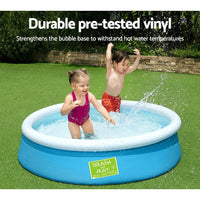 Inflatable Kids Play Pool Swimming Above Ground Pools Splash & Play Spring Fever Exclusive Promo Kings Warehouse 