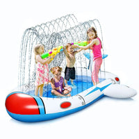 Inflatable Sprinkler Pool for Kids - Spaceship Kings Warehouse 