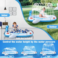 Inflatable Sprinkler Pool for Kids - Spaceship Kings Warehouse 