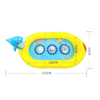 Inflatable Sprinkler Pool for Kids - Submarine Spring into Savings Kings Warehouse 