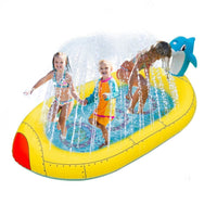 Inflatable Sprinkler Pool for Kids - Submarine Spring into Savings Kings Warehouse 