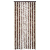 Insect Curtain Beige and Light Brown 100x220 cm Chenille Kings Warehouse 