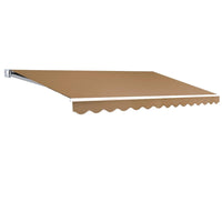 4M x 2.5M Outdoor Folding Arm Awning - Beige