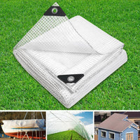 Instahut 5x6m Tarp Camping Tarps Poly Tarpaulin Heavy Duty Cover 135gsm Clear Outdoor Kings Warehouse 