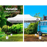 Instahut Gazebo Pop Up Marquee Outdoor Base Pod Kit Wedding Tent Canopy Leg Garden Kings Warehouse 