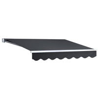 Retractable Outdoor Arm Awning 2 x 1.5M - Grey