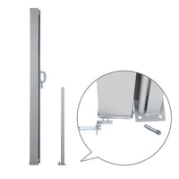 Instahut Retractable Side Awning Shade 1.8 x 3m - Grey Shading Kings Warehouse 