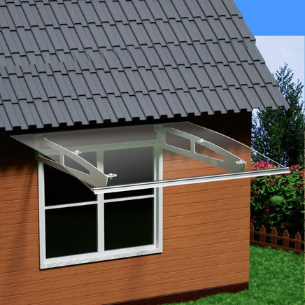 Instahut Window Door Awning Canopy Aluminum Frame Outdoor Patio Sun Shield 1x1m Kings Warehouse 