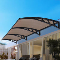 Instahut Window Door Awning Door Canopy Outdoor Patio Cover Shade 1.5mx3m DIY BR Shading Kings Warehouse 