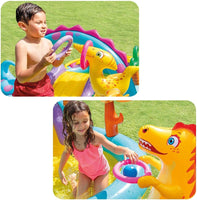 INTEX Dinoland Inflatable Play Centre Paddling Pool & Water Slide 57135NP Kings Warehouse 