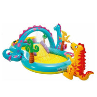 INTEX Dinoland Inflatable Play Centre Paddling Pool & Water Slide 57135NP Kings Warehouse 