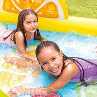 INTEX Fun'N Fruity Inflatable Play Centre Paddling Pool & Water Slide 57158EP Kings Warehouse 