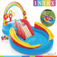INTEX Inflatable Kids Rainbow Ring Water Play Center Kids AU 57453NP Kings Warehouse 