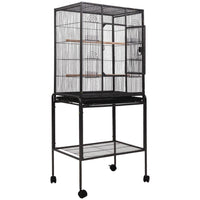 i.Pet Bird Cage Pet Cages Aviary 144CM Large Travel Stand Budgie Parrot Toys Bird Kings Warehouse 