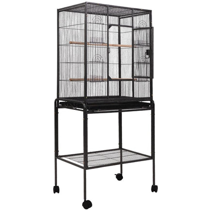 i.Pet Bird Cage Pet Cages Aviary 144CM Large Travel Stand Budgie Parrot Toys Bird Kings Warehouse 