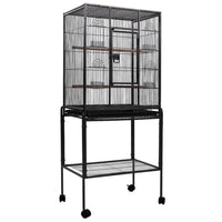 i.Pet Bird Cage Pet Cages Aviary 144CM Large Travel Stand Budgie Parrot Toys Bird Kings Warehouse 