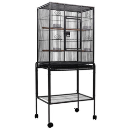 i.Pet Bird Cage Pet Cages Aviary 144CM Large Travel Stand Budgie Parrot Toys Bird Kings Warehouse 