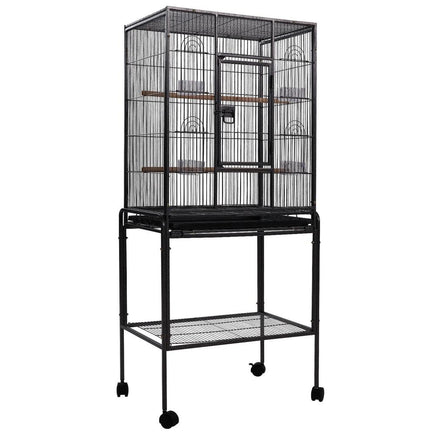 i.Pet Bird Cage Pet Cages Aviary 144CM Large Travel Stand Budgie Parrot Toys Bird Kings Warehouse 