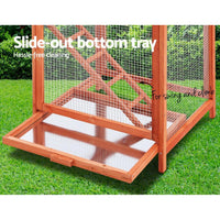 i.Pet Bird Cage Wooden Pet Cages Aviary Large Carrier Travel Canary Cockatoo Parrot XL Coops & Hutches Kings Warehouse 