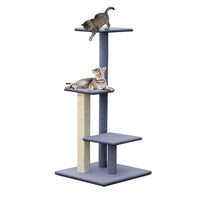 i.Pet Cat Tree 124cm Trees Scratching Post Scratcher Tower Condo House Furniture Wood Steps Cat Supplies Kings Warehouse 