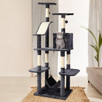 i.Pet Cat Tree 171cm Trees Scratching Post Scratcher Tower Condo House Furniture Wood Cat Supplies Kings Warehouse 