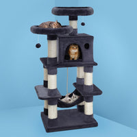 i.Pet Cat Tree Trees Scratching Post Scratcher Tower Condo House Furniture Wood Cat Supplies Kings Warehouse 