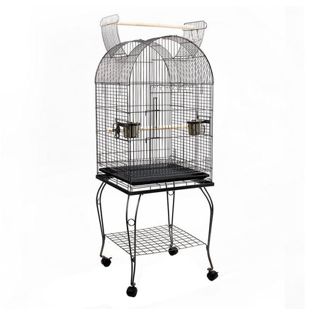 i.Pet Large Bird Cage with Perch - Black Bird Kings Warehouse 