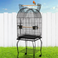 i.Pet Large Bird Cage with Perch - Black Bird Kings Warehouse 