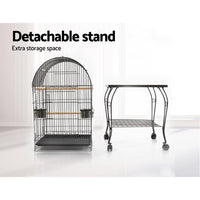 i.Pet Large Bird Cage with Perch - Black Bird Kings Warehouse 