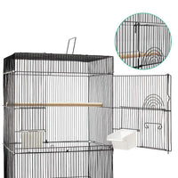 i.Pet Medium Bird Cage with Perch - Black Pet Care Kings Warehouse 