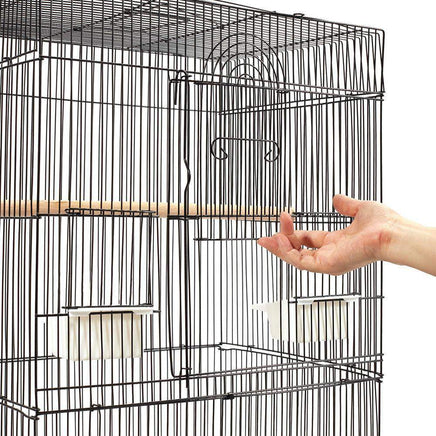 i.Pet Medium Bird Cage with Perch - Black Pet Care Kings Warehouse 