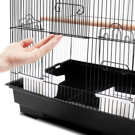 i.Pet Medium Bird Cage with Perch - Black Pet Care Kings Warehouse 