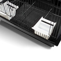 i.Pet Medium Bird Cage with Perch - Black Pet Care Kings Warehouse 