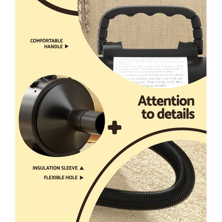 i.Pet Pet Hair Dryer Dog Cat Grooming Speed Blower Hairdryer Heater Low Noise Kings Warehouse 