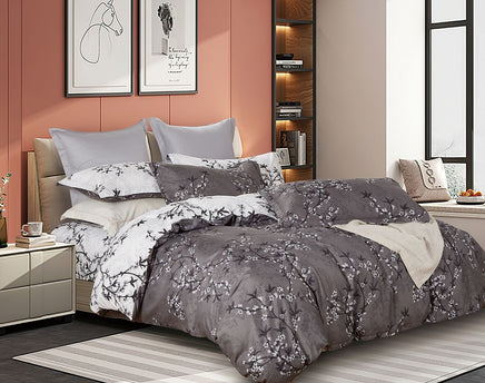 Iyanu Queen Size Quilt Doona Duvet Cover Set Kings Warehouse 