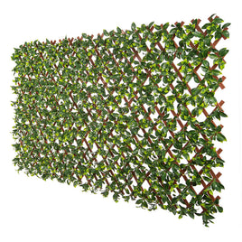 Jasmine Artificial Hedge Extendable Trellis / Screen 2 Meter By 1 Meter UV Resistant (PVC) Kings Warehouse 