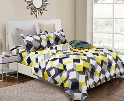 Jensson Super King Size Duvet Doona Quilt Cover Set Kings Warehouse 