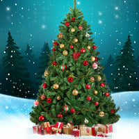 Jingle Jollys 1.8M 6FT Christmas Tree Xmas Decoration Green Home Decor 800 Tips Green Decor Kings Warehouse 