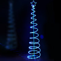 Jingle Jollys 2.4M LED Christmas Tree Motif Lights Outdoor Colourful 8 Modes Kings Warehouse 