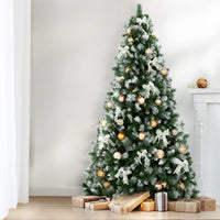 Jingle Jollys 2.7M Christmas Tree with Pine Needle Snowy Xmas Tree 1765 Tips Kings Warehouse 