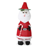 Jingle Jollys Christmas Lights 96 LED 120cm Fairy Light Santa Decorations Kings Warehouse 