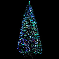 Jingle Jollys Christmas Tree 2.1M LED Xmas trees Optic Fibre Multi Colour Kings Warehouse 